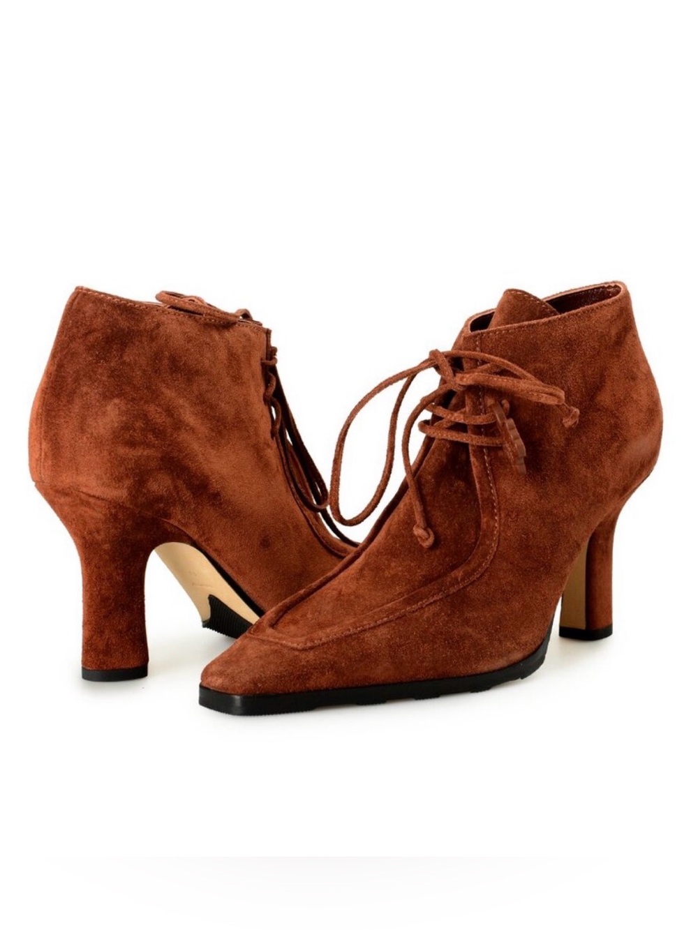 NWT Burberry Storm bootie 38 rich brown